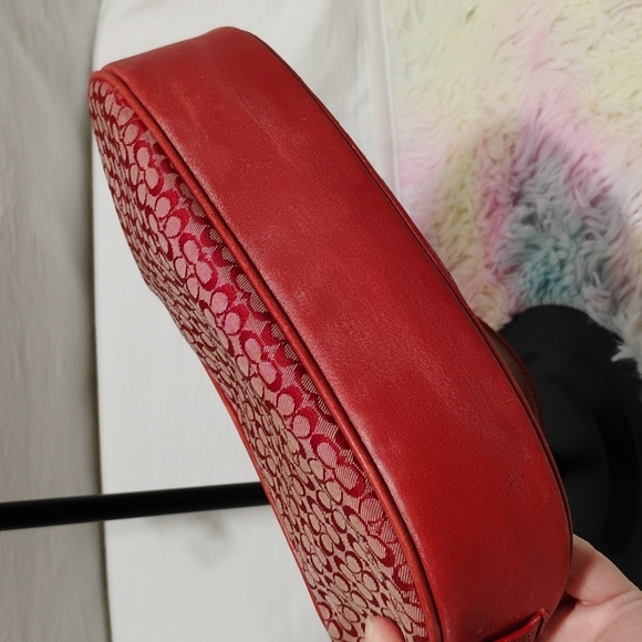 FIRM! Auth Coach Y2K Mini Signature Mini C Print Demi Vintage Shoulder/Handbag - Picture 15 of 15